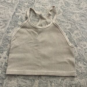 Free People Ribbed Tank Top - Cream